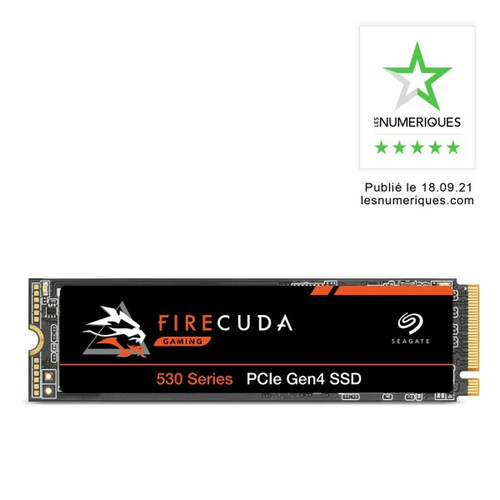 Seagate - FireCuda 530 1 To - M.2 2280 - PCI 4.0 NVMe 1.3 Seagate - SSD Interne M.2