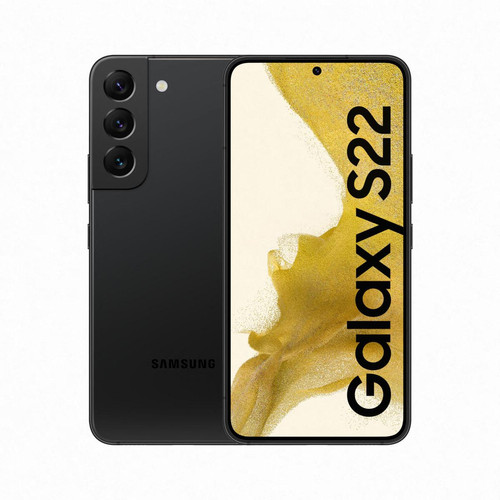 Samsung - Galaxy S22 - 256 Go - Noir  Samsung  - Smartphone reconditionné
