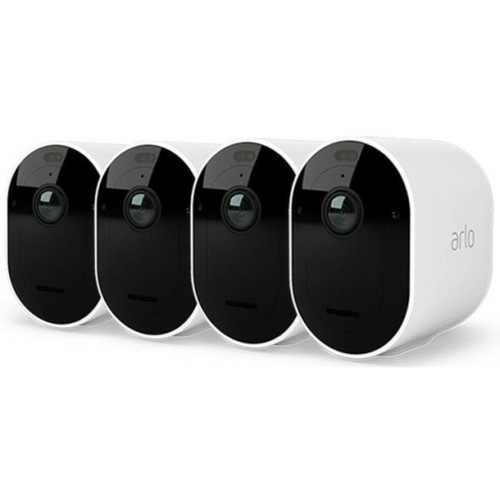 Arlo - Arlo - Pack de 4 caméras de sécurité PRO5 blanches - VMC4460P-100EUS Arlo  - Caméra de surveillance connectée