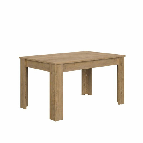 But - Table L.140 cm + allonge AUDREY imitation chêne But  - Tables à manger