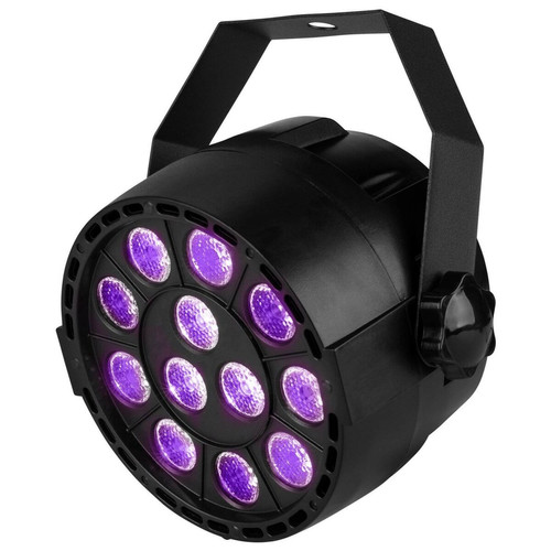 Ibiza Light - Jeu de lumière - Projecteur PAR à LEDs 12x2W UV - Ibiza Light PAR-MINI-UV Ibiza Light  - Effets lumineux