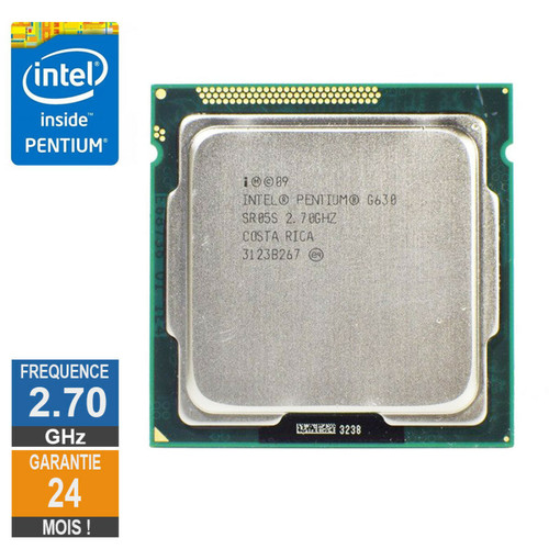 Intel - Processeur Intel Pentium G630 2.70GHz SR05S FCLGA1155 3Mo Intel  - Processeur reconditionné