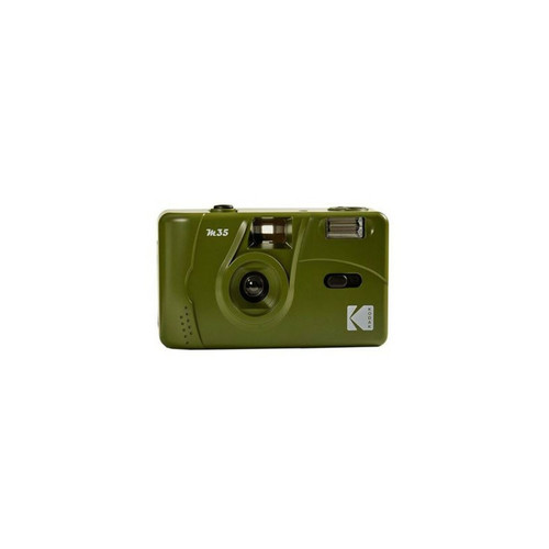 Kodak - KODAK M35 - Appareil Photo Rechargeable 35mm, Objectif Grand Angle Fixe, Viseur optique , Flash Intégré, Pile AAA- RECONDITIONNE - Olive Green Kodak  - Photo & vidéo reconditionnées