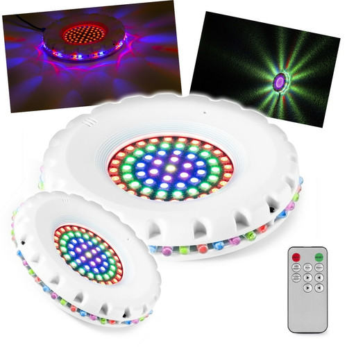 Max - PACK Jeux de lumières SONO DJ LIGHT PARTY Spinning Sunflower 2 en 1 - 108 leds RGB Max  - Effets lumineux