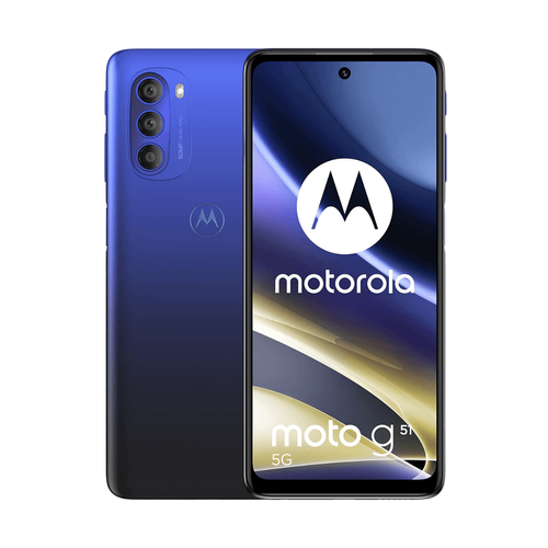 Motorola - Motorola Moto G51 5G 4 Go/64 Go Bleu (Indigo Blue) Double SIM XT2171-2 Motorola  - Motorola Moto G Téléphonie