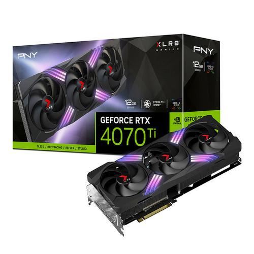 PNY - GeForce RTX™ 4070 Ti XLR8 Gaming VERTO Edition DLSS 3 - 12GB PNY  - NVIDIA GeForce RTX 4070