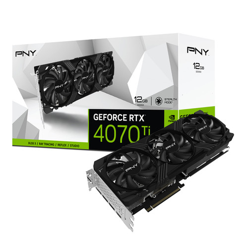 PNY - GeForce RTX 4070 Ti 12G VERTO Triple Fan PNY  - NVIDIA GeForce RTX 4070