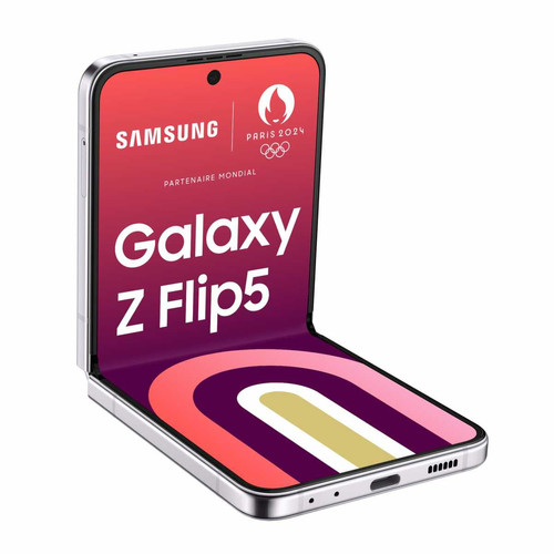 Samsung - Galaxy Z Flip5 - 8/256 Go - 5G - Lavande Samsung  - Location Smartphone