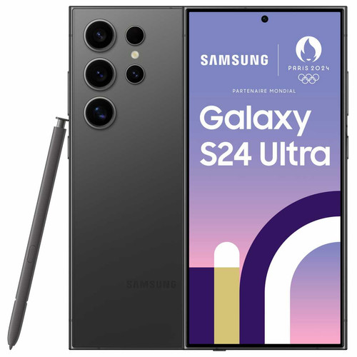 Samsung - Galaxy S24 Ultra - 5G - 12/256 Go - Noir Samsung  - Le meilleur de nos Marchands Smartphone