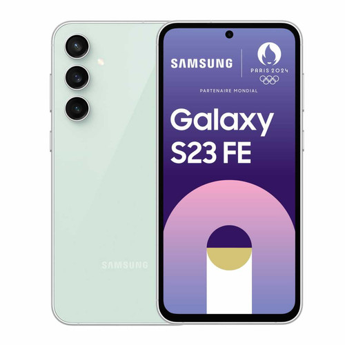 Samsung - Galaxy S23 FE - 8/256 Go - Vert d'eau Samsung  - Samsung Galaxy S23 Smartphone Android
