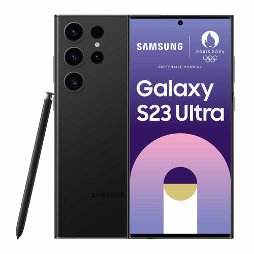 Samsung - Galaxy S23 Ultra - 12 Go / 1 To - Noir Samsung  - Smartphone reconditionné