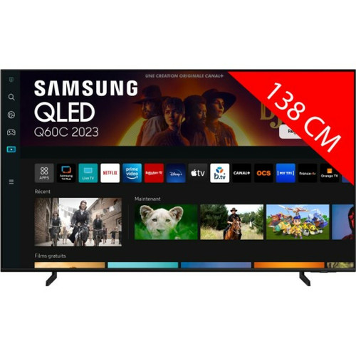 Samsung - TV QLED Samsung QLED TQ55Q60C 2023 Samsung  - TV QLED Samsung TV, Home Cinéma