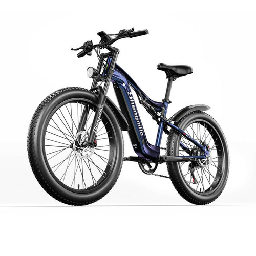 SHENGMILO - Vélo électrique Shengmilo MX03 bleu 1000W moteur 17.5AH batterie électrique 26 pouces 42KM-H E-Bike 3.0 FAT BIKE SHENGMILO  - Vélo électrique
