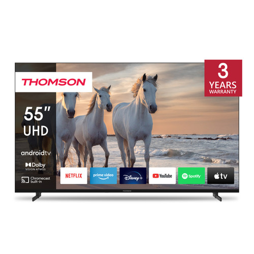 Thomson - 55” (139 cm) LED 4K UHD Smart Android TV Thomson  - TV, Télévisions 55 (140cm)