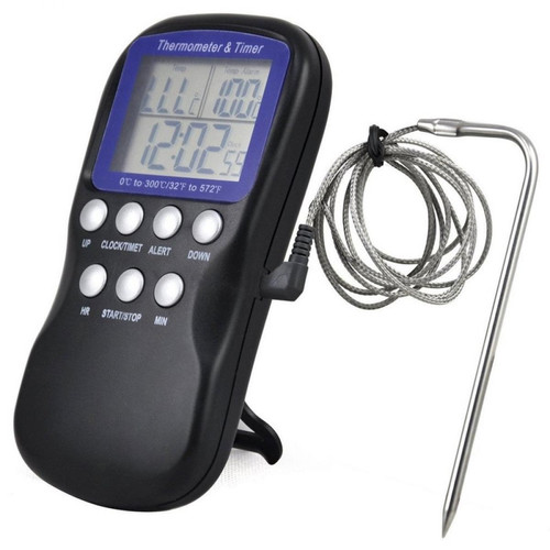Wewoo - Sonde de température de minuterie thermomètre électronique de four de de nourriture de 2 PCS Digital Wewoo  - Thermomètre connecté