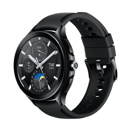 XIAOMI - Xiaomi Watch 2 Pro LTE en acier noir avec bracelet en fluorocarbone noir XIAOMI  - Montre connectée XIAOMI
