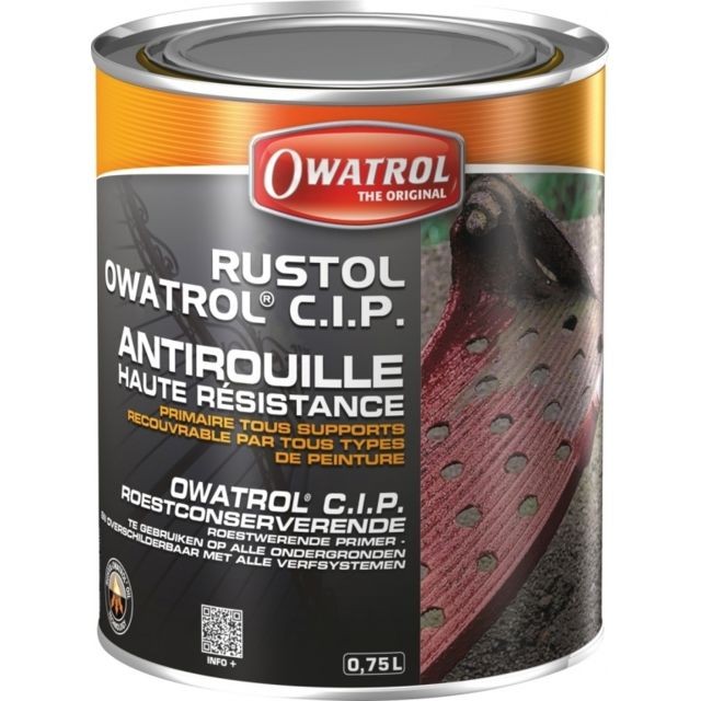 Owatrol - Primaire anticorrosion haute résistance - Rustol CIP - 750 ml - OWATROL Owatrol  - Revêtement sol & mur