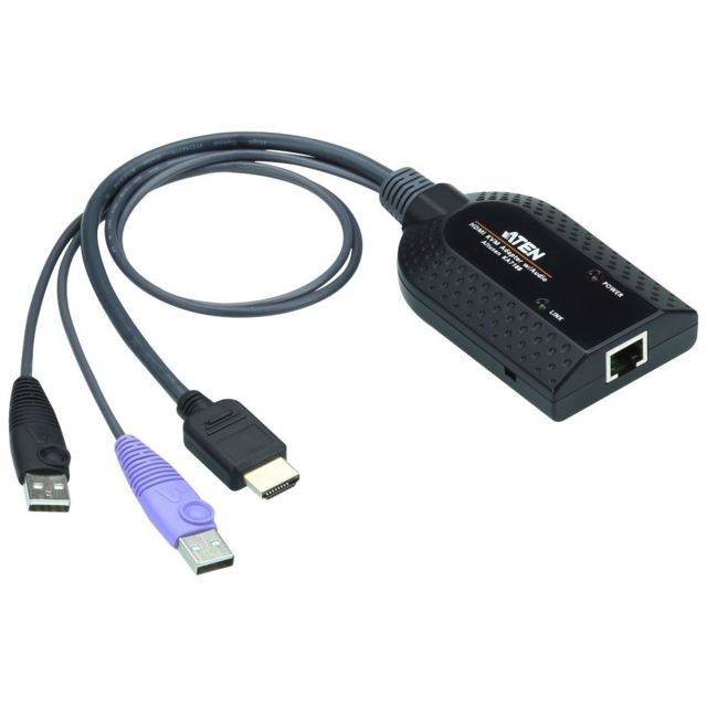 Aten - Câble adaptateur KVM de média virtuel USB ATEN KA7188 USB Aten  - Boitier d'acquisition
