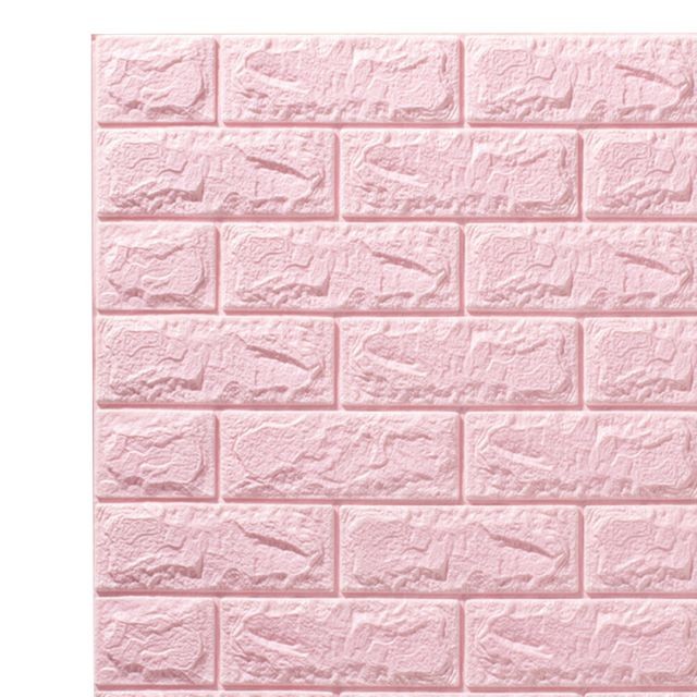 marque generique - Papier Peint Panneaux Muraux En Brique 3D Papier Peint Pour Salon Chambre Rose marque generique  - Revêtement sol & mur