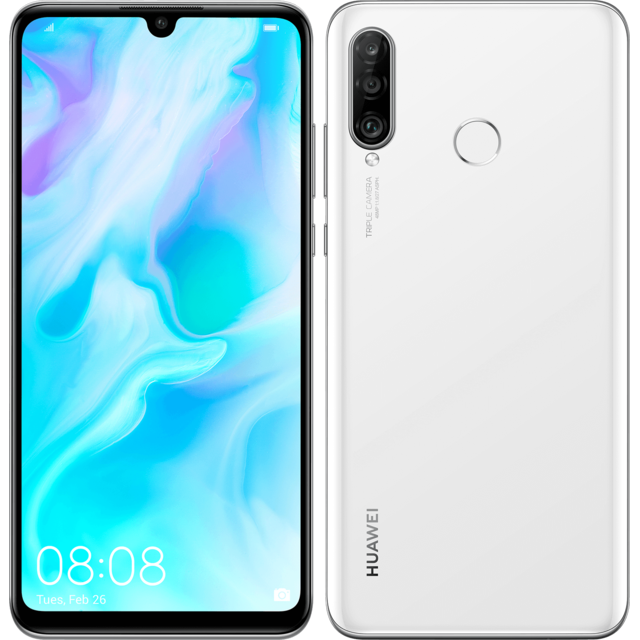 Huawei - P30 Lite - 128 Go - Blanc Huawei  - Smartphone Huawei