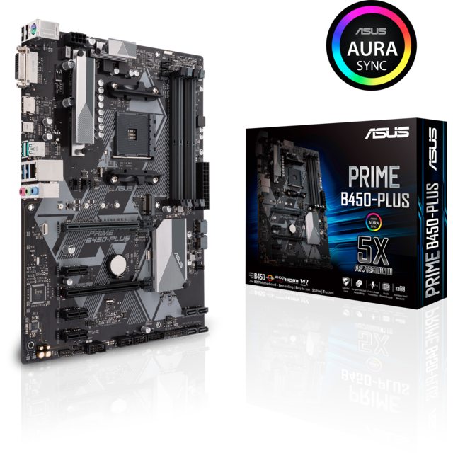 Asus - AMD B450 PRIME PLUS - ATX Asus  - Carte mère reconditionnée