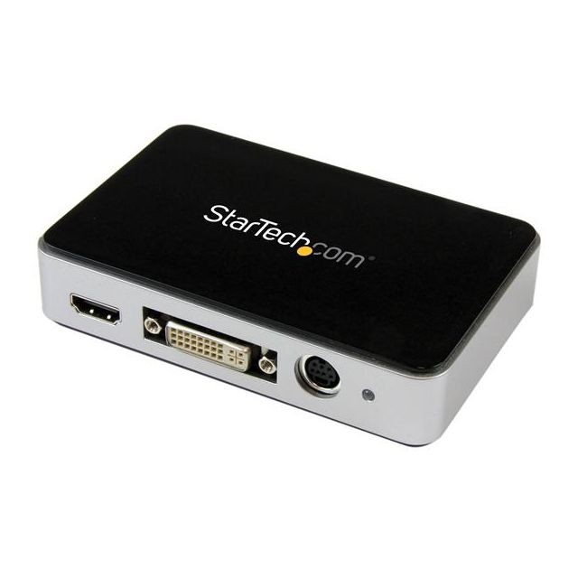 Startech - Boîtier d'acquisition vidéo HD USB 3.0 - Enregistreur vidéo HDMI / DVI / VGA / Composant - 1080p - 60fps Startech  - Boitier d'acquisition