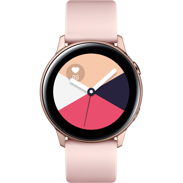 Samsung - Galaxy Watch Active - Rose Poudré - 40 mm Samsung  - Samsung Galaxy Watch Objets connectés