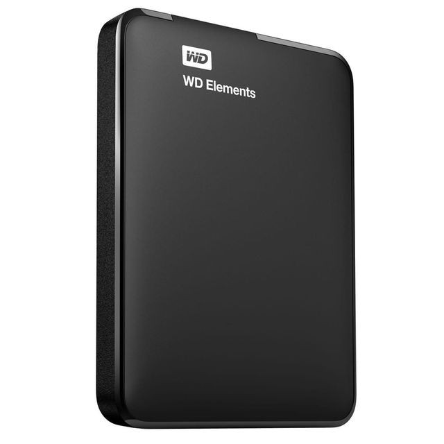Western Digital - WD ELEMENTS 2 To - 2.5'' USB 3.0 - Cache 1 Mo - Noir Western Digital  - Stockage Composants