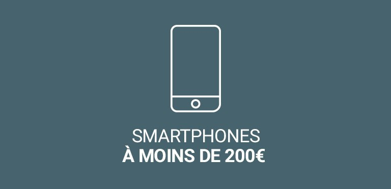 Smartphone moins de 200 euros