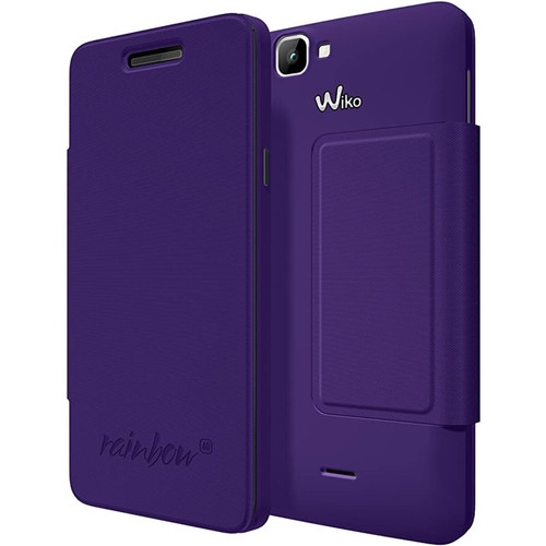 Wiko - Étui folio pour Wiko Rainbow - Violet Wiko  - Accessoire Ordinateur portable et Mac Wiko
