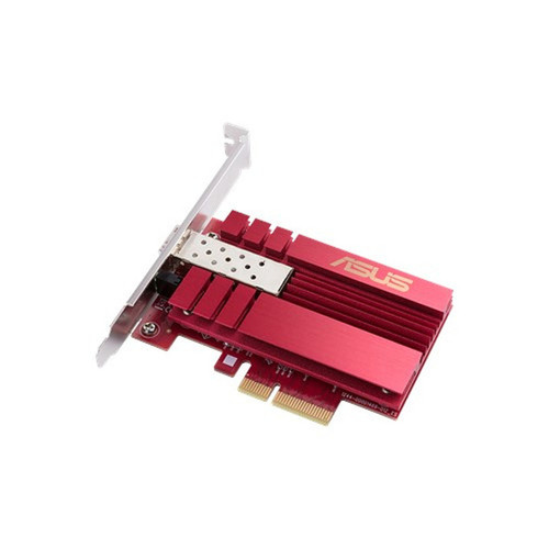 Carte réseau Asus XG-C100F – Adaptateur réseau 10G PCIe, port SPF+ pour transmissions par la fibre optique et câble DAC
