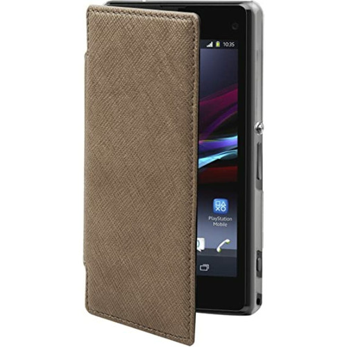 Muvit - Étui folio ''Crystal'' pour Sony Xperia Z1 Compact - Bronze Muvit  - Sacoche, Housse et Sac à dos pour ordinateur portable Muvit