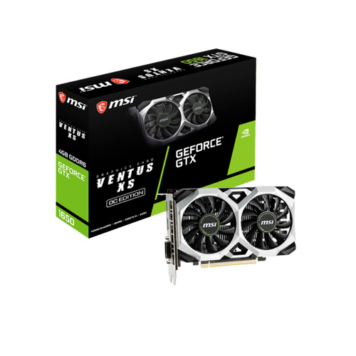 Msi - GeForce GTX 1650 D6 VENTUS XS OC - Dual Fan - 4Go Msi  - Bonnes affaires Msi