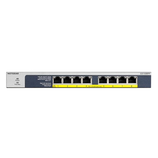 Switch Netgear GS108PP-100EUS