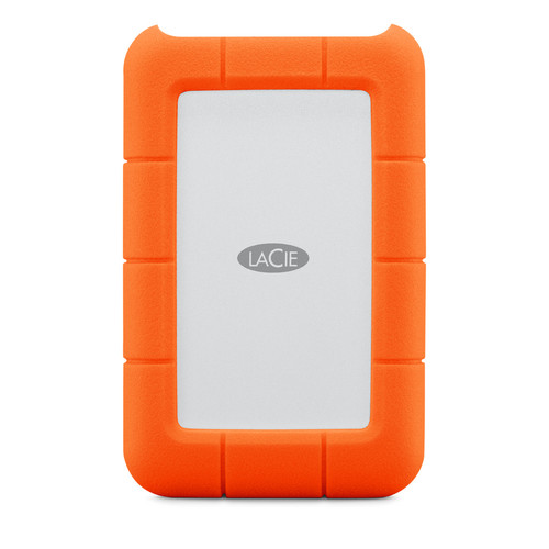 Lacie - Rugged 1 To - USB Type C - Orange/Argent Lacie - Disque Dur externe