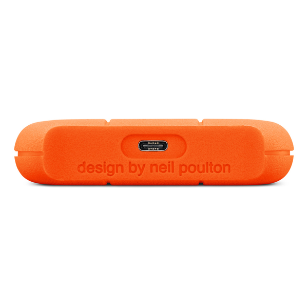Disque Dur externe Rugged 1 To - USB Type C - Orange/Argent
