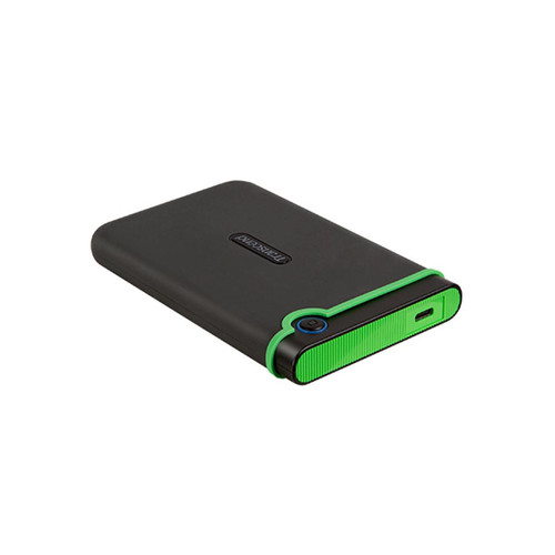 Transcend StoreJet - 2 To - 2,5" - USB 3.1 Gen1 - Gris/Vert