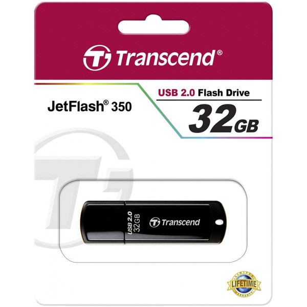 Clés USB JetFlash 350 -  32 Go Noir