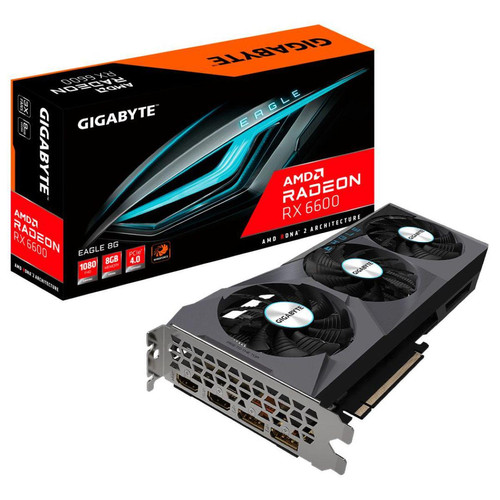 Gigabyte - Radeon RX 6600 EAGLE 8G Gigabyte  - Produits reconditionnées et d'occasion Rue du Commerce