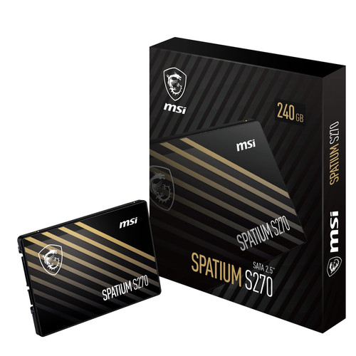 Msi - SPATIUM S270 SATA 2.5" 240GB Msi  - SSD Interne 240