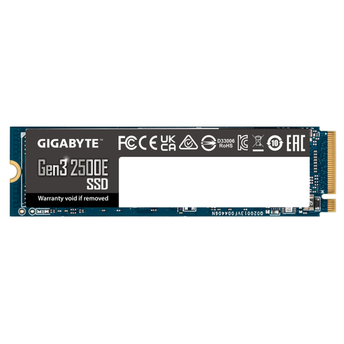 Gigabyte - Disque SSD 2500E - 1000Go - PCIe 3.0x4, NVMe1.3 Gigabyte  - SSD M.2 SATA SSD Interne