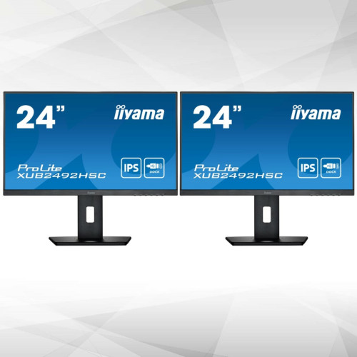 Moniteur PC Iiyama 24" LED XUB2492HSC-B5 - X2