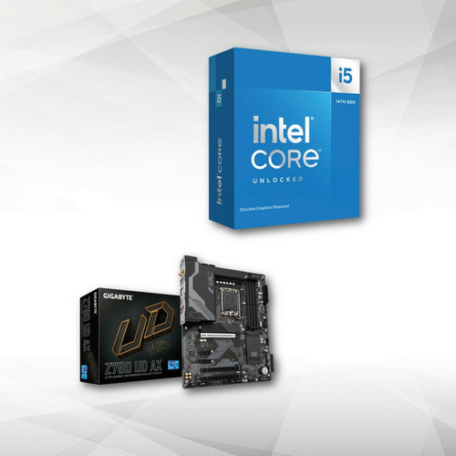 Intel - Intel Core i5-14600KF (3.5 GHz / 5.3 GHz) + Z790 UD AX Intel  - Composants Intel