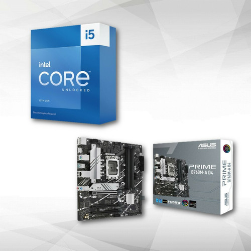 Intel - Intel® Core™ i5-13600KF (3.5 GHz / 5.1 GHz) + PRIME B760M-A D4 Intel  - Processeur INTEL 3.5