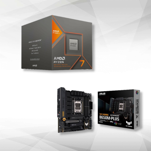 Amd - Ryzen 7 8700G Wraith Spire (4.2 GHz / 5.1 GHz) + TUF GAMING B650M-PLUS WIFI Amd  - Processeur AMD Ryzen Processeur AMD