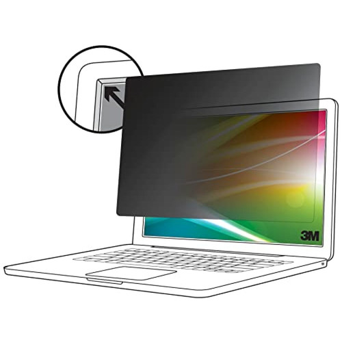 3M - 3M Bright Screen Privacy Filter BP156W9B - Blickschutzfilter für Notebook - entfernbar - klebend - 39,6 cm (15.6``) - Schwarz (7100283540) 3M  - 3M