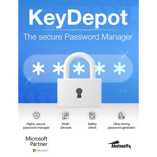 Abelssoft - KeyDepot - Licence perpétuelle - 1 PC - A télécharger Abelssoft  - Antivirus et Sécurité