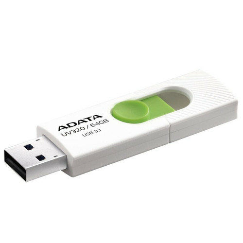 Adata - Clé USB Adata UV320 Vert Blanc/Vert 64 GB Adata  - Clés USB Adata