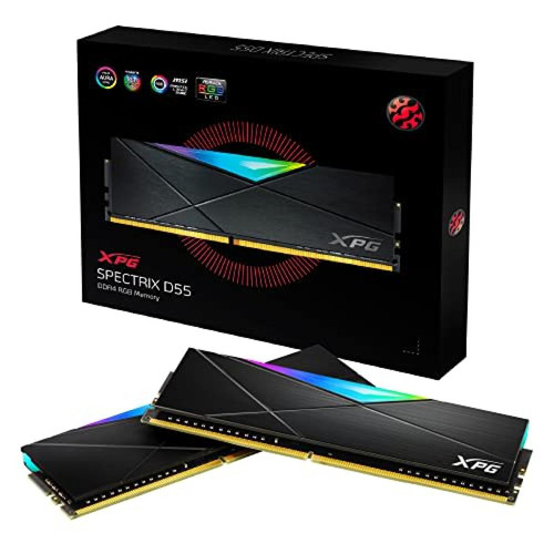 Adata XPG Spectrix  D55 Mémoire RAM 16Go (2x8 Go) DDR4 3200 MHz RGB Noir