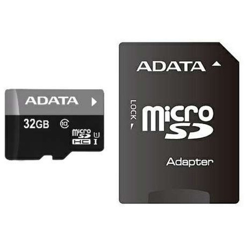 Adata - Carte Mémoire Micro SD avec Adaptateur Adata CLASS10 32 GB Adata  - Disque Dur Adata